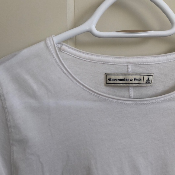 Abercrombie Bell Sleeve Top White - Picture 4 of 5